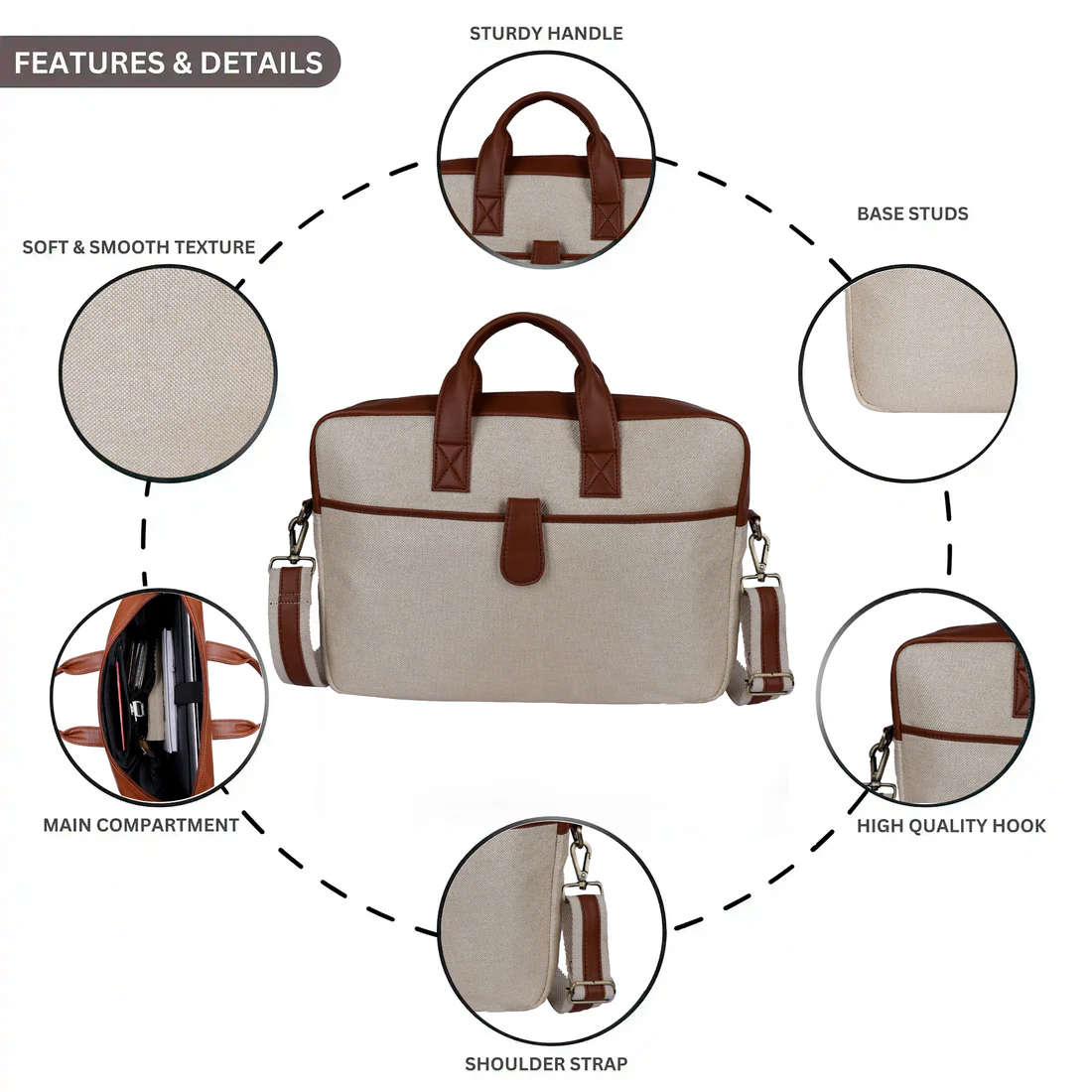 Office Laptop Bag for Unisex