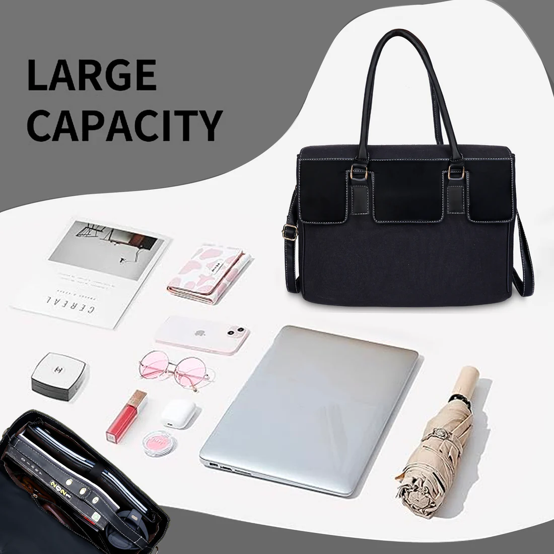 canvas laptop bags for women