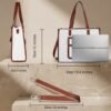 Beige Tan Laptop Tote Canvas Bag Beige Tan Laptop Tote Canvas Bag