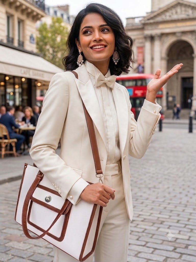 Beige Tan Laptop Tote Canvas Bag 5 Laptop Tote Canvas Stylish Bag