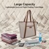 Beige Tan Travel Tote Jute Stylish Bags for Everyone