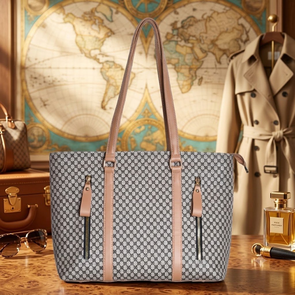 Beige Tote Shoulder Stylish Bags Women 1 Beige Tote Shoulder stylish Bags Women