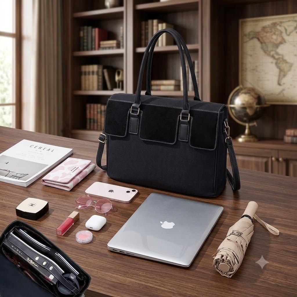 Black Canvas Laptop Bags for Women 3 Black Canvas Laptop Bags for Women