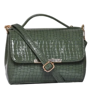 Dark Green Women Party Sling Bags