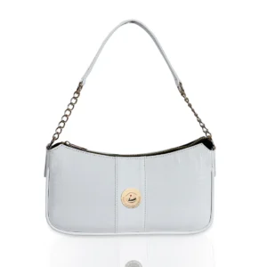 White Half Moon Sling Bag