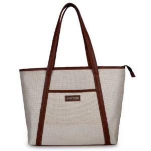 Beige Tan Travel Tote Jute Bags