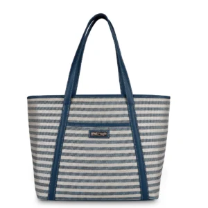 Blue Travel Tote Jute Bags