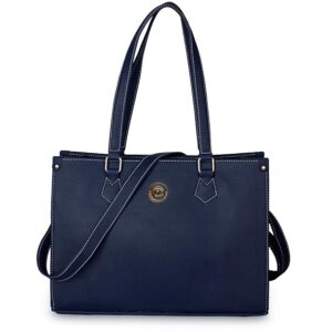 Navy Blue Women Laptop Corporate Bags