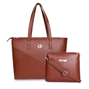 Brown Women Handbag Combo Set of 2